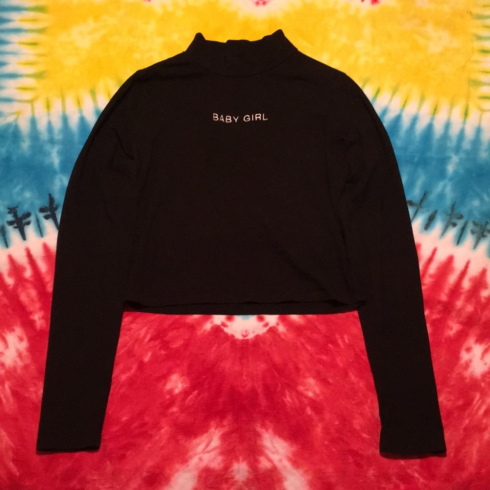 Cropped turtle neck